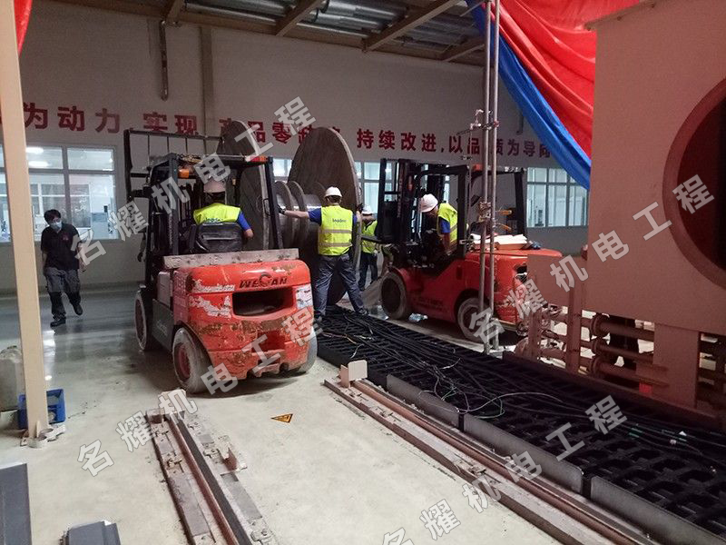 菏澤市名耀機(jī)電工程有限公司工程案例保定長城熱處理線搬遷